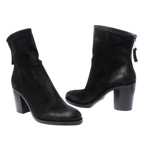 Black Ankle boot in Hombre Black leather NEW! - Picture 4 of 5
